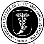 Logo Recognizing Foot Country's affiliation with American College of Foot and Ankle Surgeons